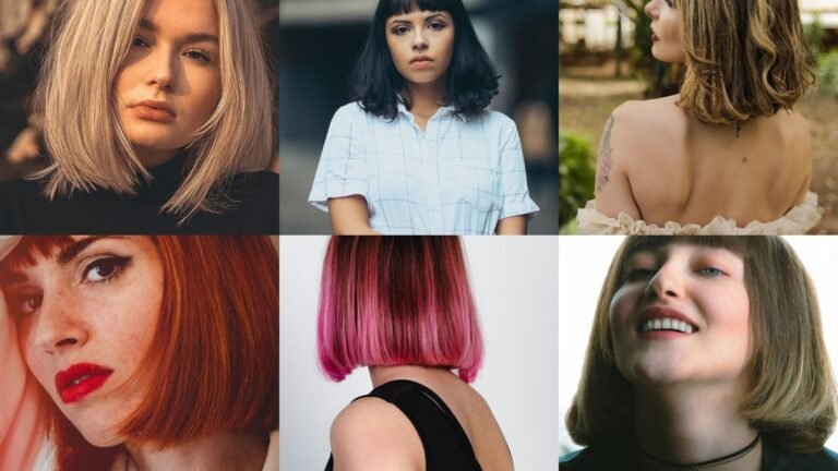 20 long layered bob haircuts collage