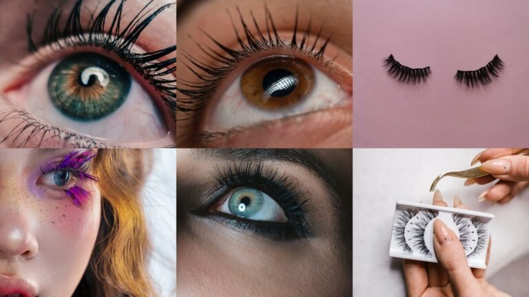 20 soft wispy lashes collage